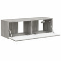 Mesa de TV Flotante Gris Sonoma con Estantes, 60x31x29.5 cm, Diseño Moderno